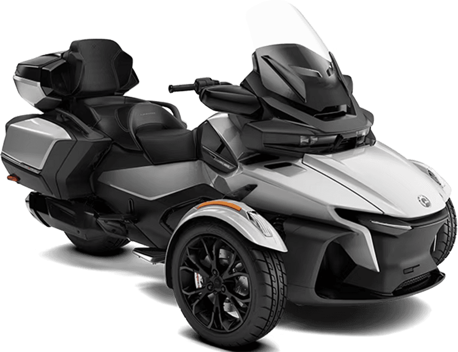 Can-Am SPYDER RT LIMITED 2025, цвет Hyper Silver + Black TrimBlack