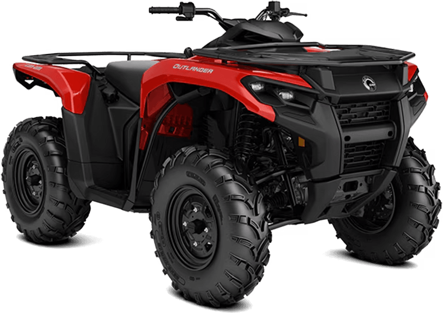 Can-Am OUTLANDER DPS 500/700 2025, цвет Fiery Red