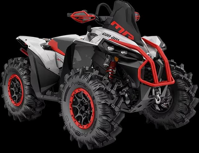 Can-Am RENEGADE X MR 1000R 2025, цвет Hyper Silver/Legion Red