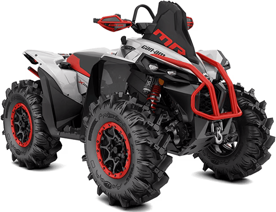 Can-Am RENEGADE X MR 1000R 2025, цвет Hyper Silver/Legion Red