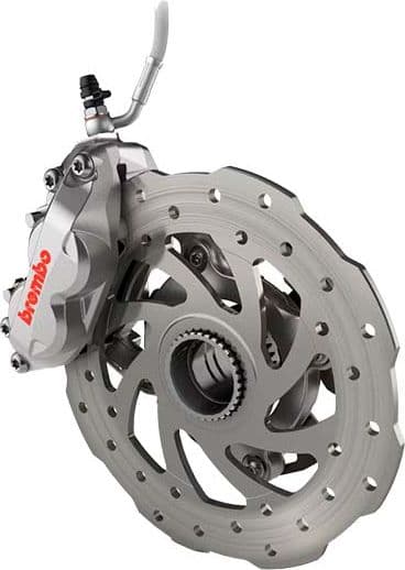 Тормоз Brembo 4-поршневой и рулевое Rack Steering — гоночные технологии в базе